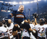 Buddy Ryan Chicago Bears with  SB XX Champs Inscription