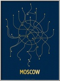 Moscow (Navy & Gold)