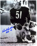 Dick Butkus Chicago Bears -Rookie- with HOF 79 Inscription
