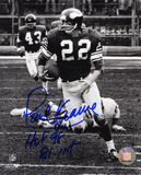 Paul Krause Minnesota Vikings with HOF 98 and 81 INT Inscriptions
