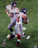 Ahmad Bradshaw Signed SB XLVI H&off "SB XLVI Champs" Autographed Photo (H& Signed Collectable)