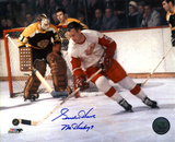 Gordie Howe Detroit Red Wings with ''Mr Hockey''  Autographed Photo (Hand Signed Collectable)