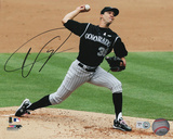 Ubaldo Jimenez Colorado Rockies Autographed Photo (Hand Signed Collectable)
