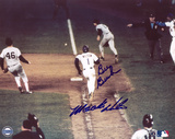 Bill Buckner & Mookie Wilson 1986 World Series Autographed Photo (Hand Signed Collectable)