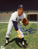 Stan Bahnsen New York Yankees with 68 ROY Inscription