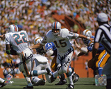 Earl Morrall and Mercury Morris Miami Dolphins with 17-0 Inscription