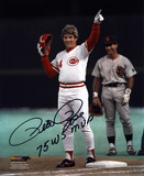 Pete Rose Cincinnati Reds with 1975 World Series MVP Inscription