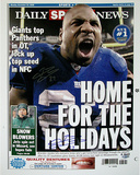 Brandon Jacobs Daily News "Home for the Holidays" Cover Re-Print