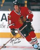 Denis Savard Chicago Blackhawks with HOF '00 Inscription