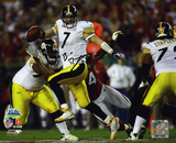 Ben Roethlisberger Pittsburgh Steelers - Super Bowl XLIII Scramble