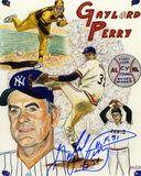 Gaylord Perry with Hall Of Fame 91 Inscription Autographed Photo (Hand Signed Collectable)