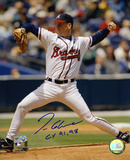 Tom Glavine Atlanta Braves with CY 1991 and 1998 Inscription