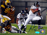 Ray Rice Autographed Run vs Steelers