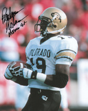 Rashaan Salaam Colorado Buffaloes with Inscription 
