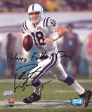 Peyton Manning Indianapolis Colts Super Bowl XLI with Happy Fathers Day Inscription