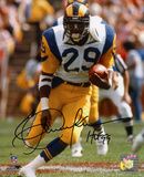 Eric Dickerson Los Angeles Rams with HOF '99 Inscription