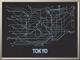 Tokyo (Black Licorice & Light Blue)