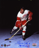 Gordie Howe Detroit Red Wings with ''Mr Hockey'' Inscription