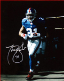 Tiki Barber Last Time Out of the Giants Tunnel 16x20