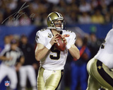 Drew Brees New Orleans Saints - SB XLIV Pass with SB MVP Inscription