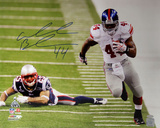 Ahmad Bradshaw Run Up Sideline Super Bowl XLVI Horizontal