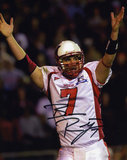 Ben Roethlisberger Miami University Redhawks - Arms in Air in White Jersey