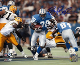 Barry Sanders Detroit Lions Action Running vs Packers