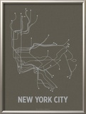 New York City (Charcoal Brown & Silver)