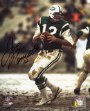 Joe Namath New York Jets - Drop Back Autographed Photo (Hand Signed Collectable)