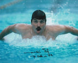 Mark Spitz Olympian -Swimming with 7 Gold in 72 Inscription