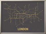 London (Dark Gray & Mustard)