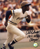 Al Oliver Pittsburgh Pirates with 71 WS Champ Inscription