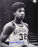 Julius Erving Massachusetts Minutemen  Black and White