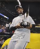 Jermaine Dye Chicago White Sox - with MVP Trophy -  with WS MVP Inscription