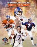 John Elway Denver Broncos  HOF 2004 Collage