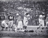 Chuck Bednarik Philadelphia Eagles  with "HOF 67" Inscription