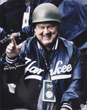 Don Zimmer New York Yankees - Military Hard Helmet with Popeye Inscription