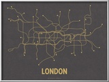 London (Dark Gray & Mustard)