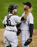 Armando Galarraga Detroit Tigers - Celebration with Almost Perfect 6-2-10 Inscription