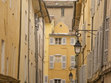 Typical Houses and Street  in the Old Aix  Aix En Provence  Provence  France  Europe