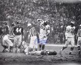 Chuck Bednarik Philadelphia Eagles  with "HOF 67" Inscription
