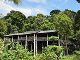Traditional House  Sarawak Cultural Village  Sarawak  Borneo  Malaysia  Southeast Asia  Asia