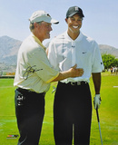 Jack Nicklaus  with Tiger Woods  16x20