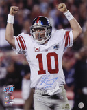 Eli Manning New York Giants - Super Bowl XLII Ams in Air Super Bowl XLII MVP Inscription