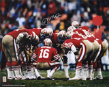 Joe Montana San Francisco 49ers 'Huddle'