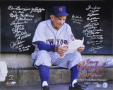1962 New York Mets  1st Mets Manager Tribute Team Signed  19 Signatures  16x20