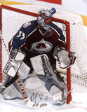 Patrick Roy  with HOF 2006 Inscription