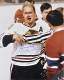Bobby Hull Chicago Blackhawks  with The Golden Jet Inscription