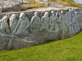 Fishermen's Monument  Peggy's Cove  Nova Scotia  Canada  North America