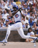 Andre Dawson Chicago Cubs  with HOF 2010 Inscription